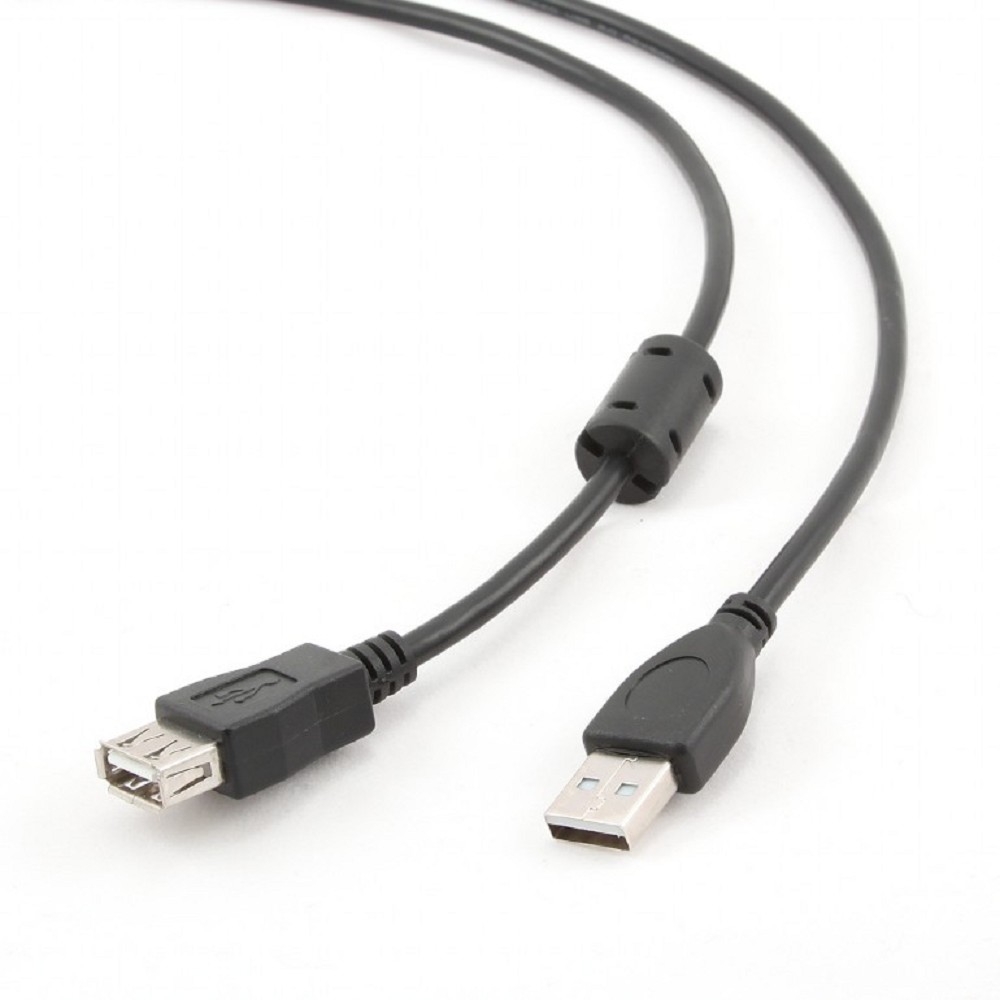 Кабель Bion BXP-CCF-USB2-AMAF-018, удлинитель USB 2.0 A-A (m-f), 1.8 м, позолоченные контакты