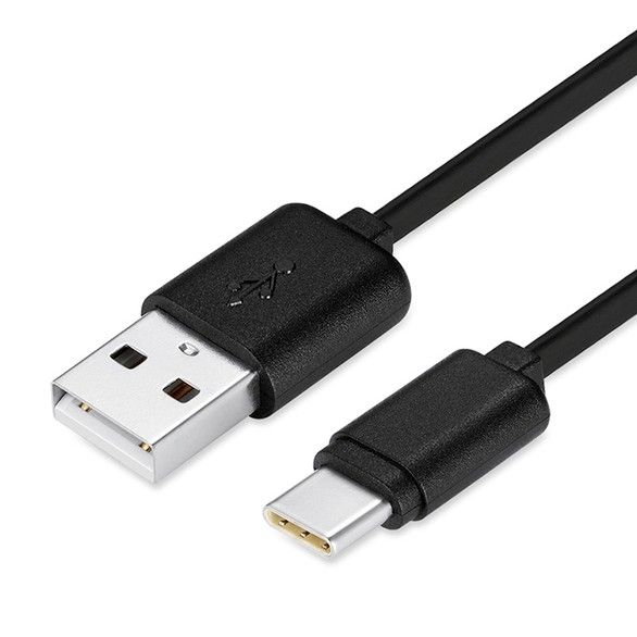 Кабель 5bites TC201-10, USB 2.0 AM — USB-C M, 1 м, медный проводник, чёрный