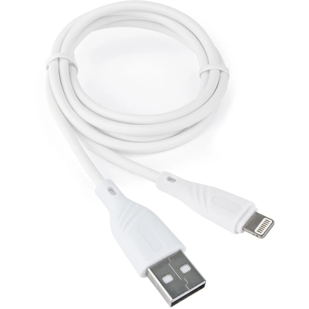 Кабель Cablexpert CCB-USB-AMAPO1-1MW, AM/Lightning, 1м, белый