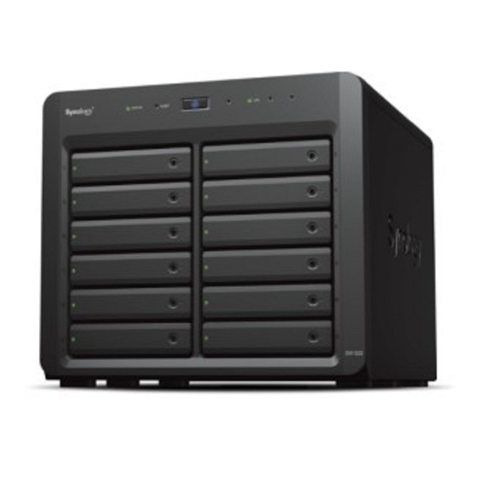 Модуль расширения Synology DX1222, 12 отсеков 3.5"/2.5" SATA, SAS 12 Гбит/с, 550 Вт