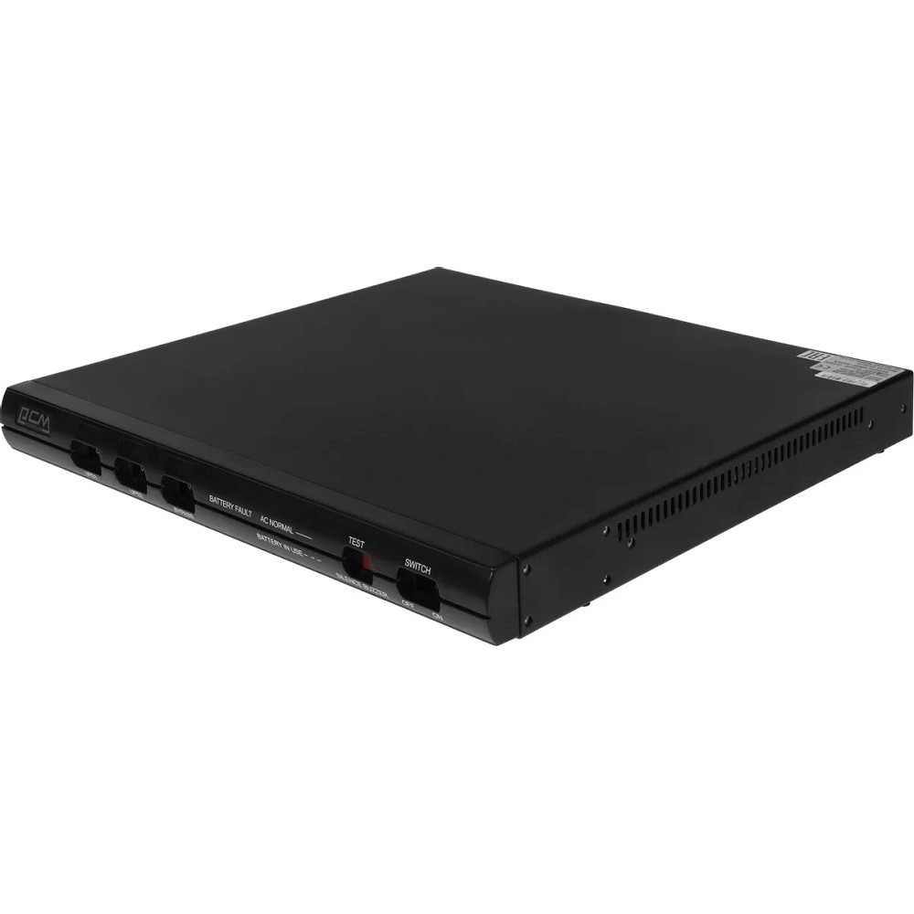 ИБП Powercom KIN-600AP RM (1U) USB, Line-Interactive, 600VA/360W, 5×C13, 1U