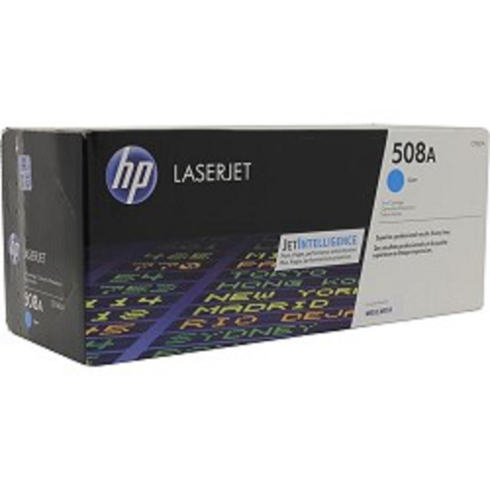 Тонер-картридж HP 508A CF361A, голубой, 5000 страниц, для Color LaserJet M552/M553/M577