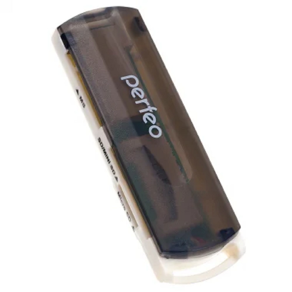 Картридер Perfeo PF_4259, USB, SD/MMC+Micro SD+MS+M2