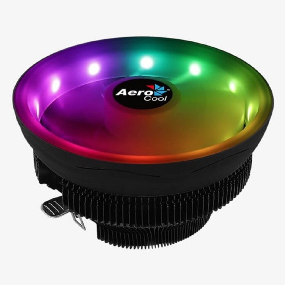 Кулер AeroCool Core Plus, для процессора, 120 мм, ARGB, PWM, 110 Вт