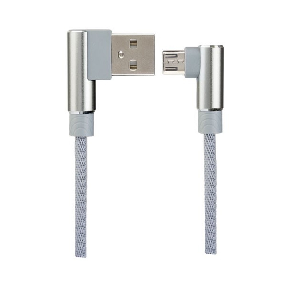 Кабель Perfeo U4805, USB 2.0 A–Micro USB, угловой, 2.4 А, 1 м