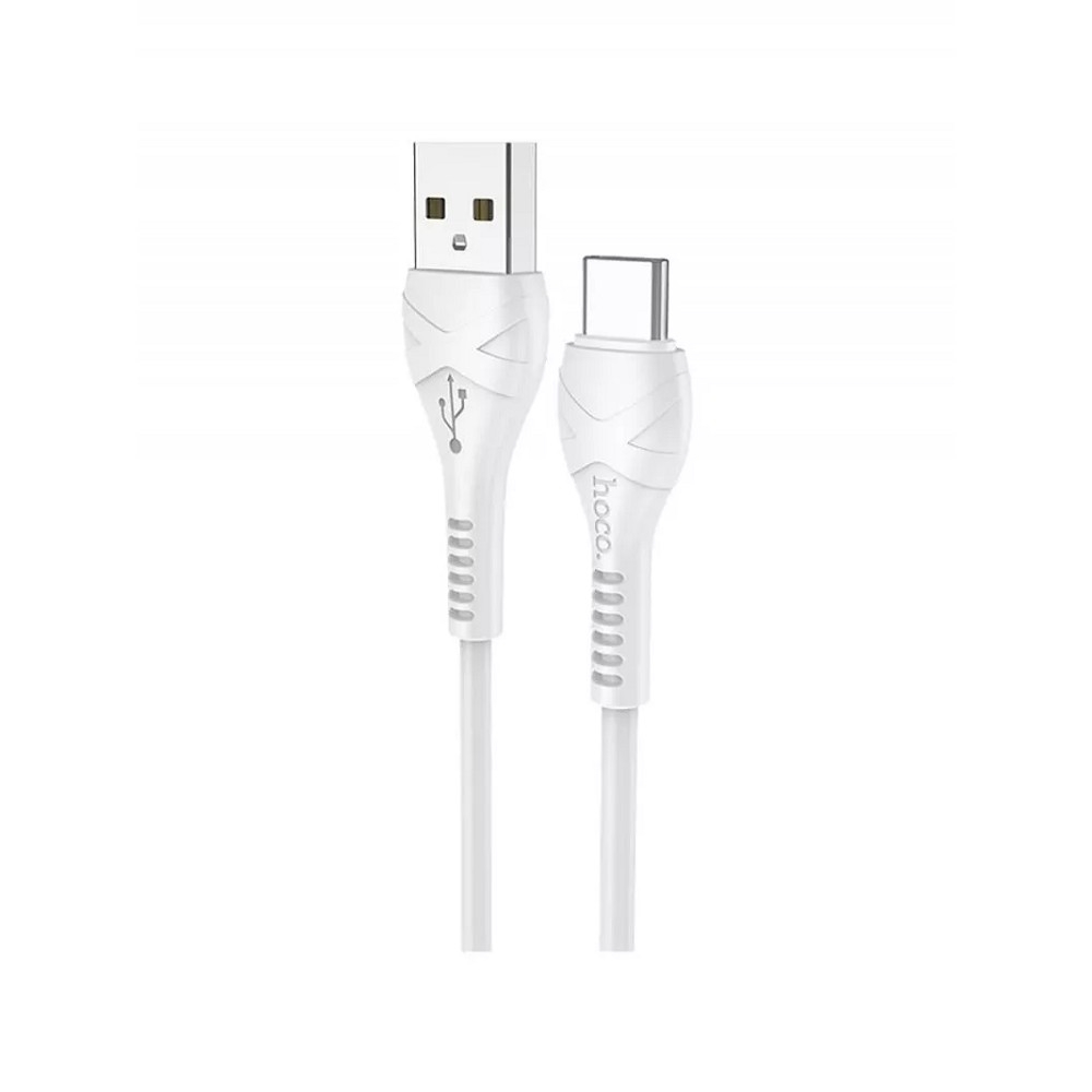 Кабель Hoco HC-12364, USB Type-C, 0.5м, 2.4A, белый