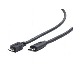 Кабель USB2.0 Cablexpert CCP-USB2-mBMCM-10, microUSB/Type-C, 3А, 36Вт, 3м
