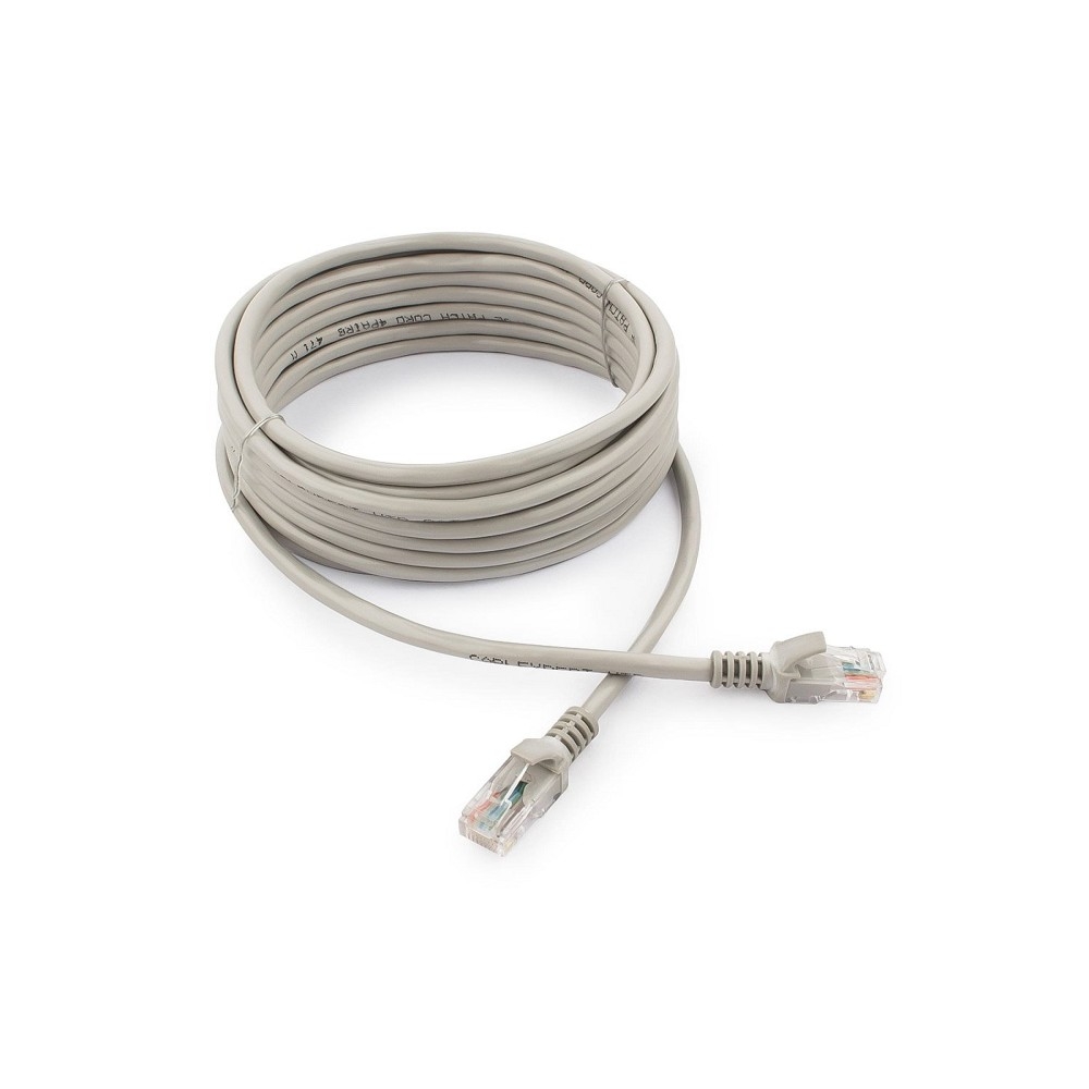 Патч-корд Cablexpert PP12-5M, UTP, Cat.5e, 5м