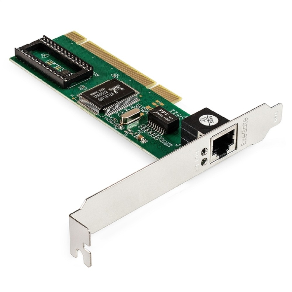 Сетевой адаптер ExeGate EXE-520, PCI, 1×RJ45, 10/100 Мбит/с, RTL8139D