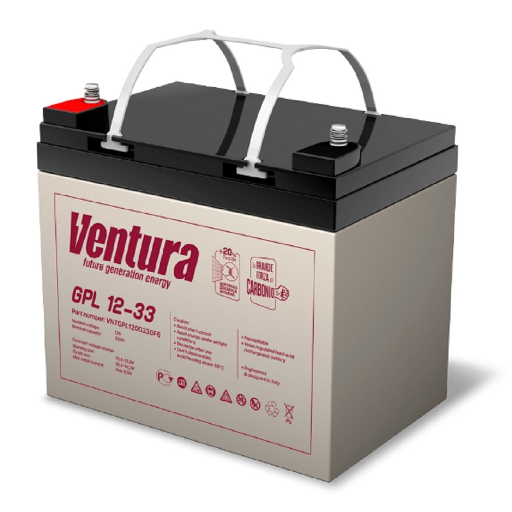 Аккумулятор Ventura GPL 12-33, 12В, 34Ач