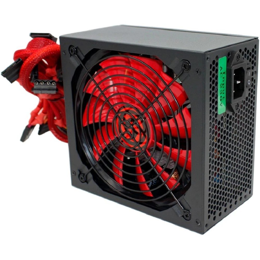 Блок питания Ginzzu PC500, 500 Вт, 80+, 20+4 pin
