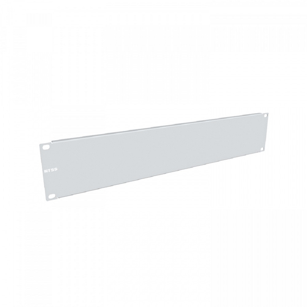 Панель заглушка NTSS NTSS-FUB-2U, 2U, 19", серый RAL 7035