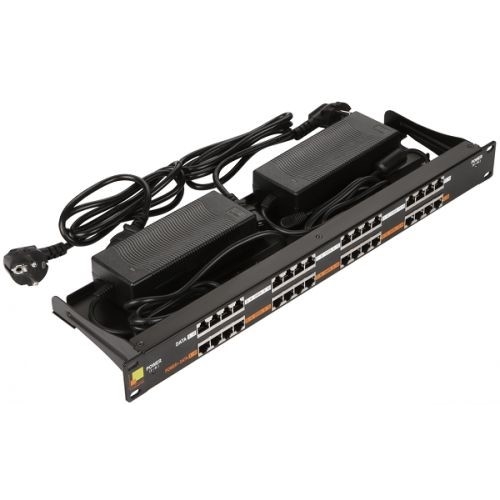 Патч-панель LANMASTER LAN-PP16-POE/A2, 1U, 16×RJ-45, кат.5e, PoE