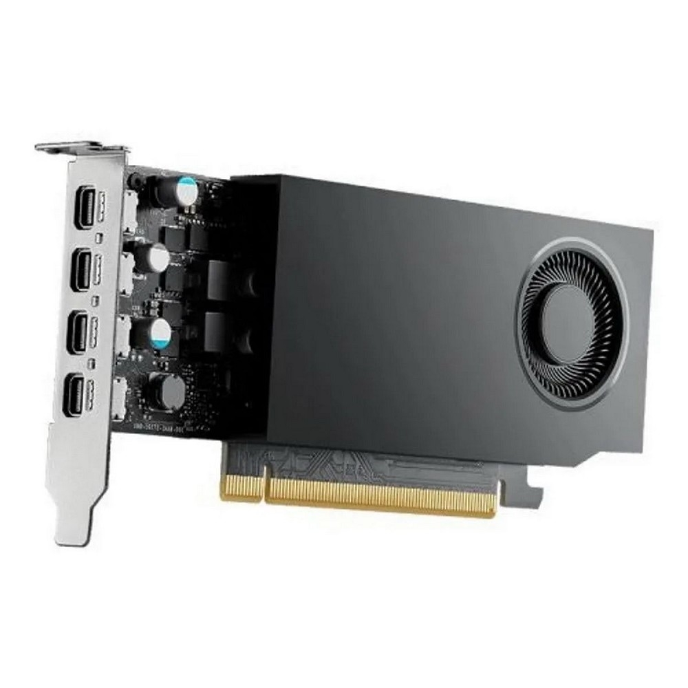 Видеокарта NVIDIA RTX A1000 8 ГБ, Low-Profile, 4×Mini DisplayPort
