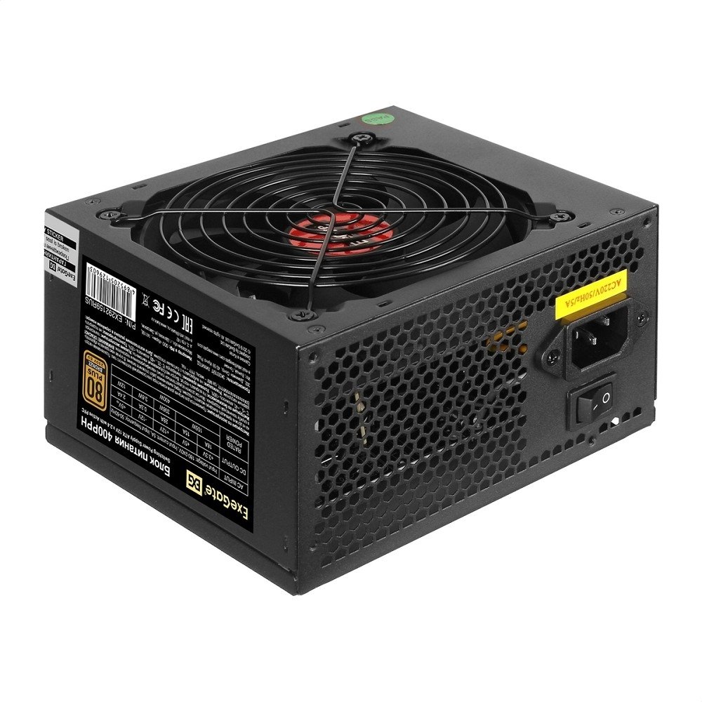 Блок питания ExeGate EX292159RUS, 400W, 80 PLUS Bronze, ATX
