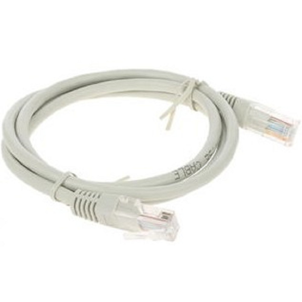 Патч-корд Cablexpert PP10-1M, UTP Cat.5, 1м, серый
