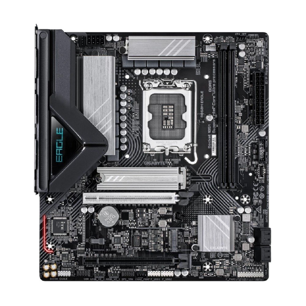 Материнская плата Gigabyte B860M EAGLE, LGA 1851, Intel B860, 2×DDR5, 2×M.2, microATX