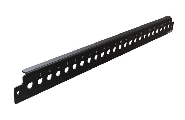 Лицевая панель DKC RNFP24FC, 24xFC Simplex, 1U, черная