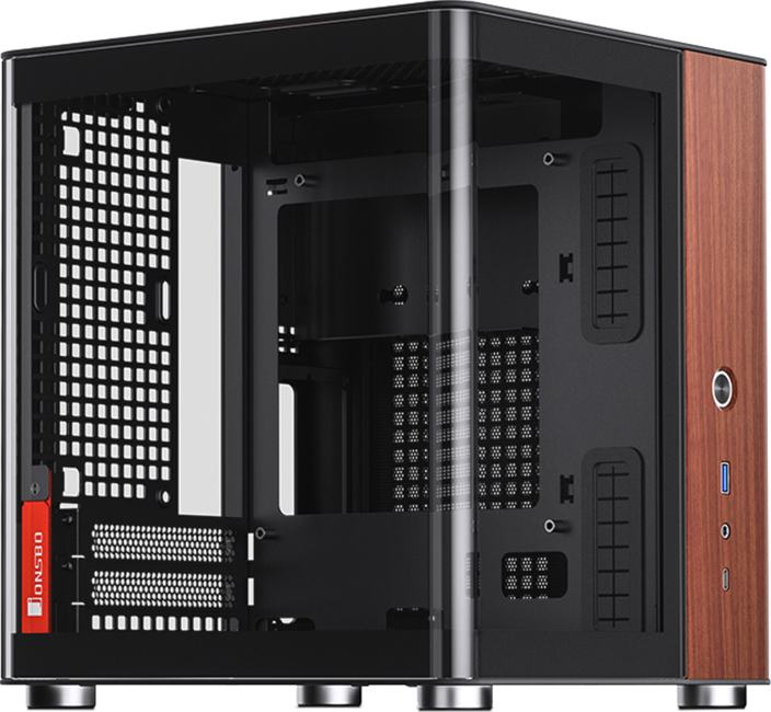 Корпус Jonsbo TK-0 Black, Mini-ITX, USB-C, без БП