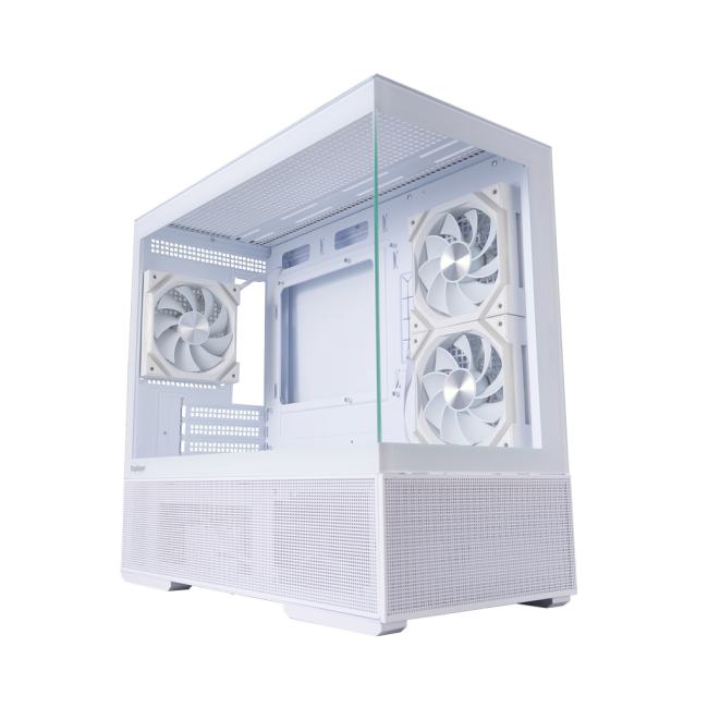 Корпус 1STPLAYER CV6 ARGB White, mATX, 3×120 мм ARGB + 2×120 мм