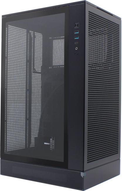 Корпус Deepcool CH270 DIGITAL, Mini Tower, Micro ATX/Mini-ITX, без БП, чёрный