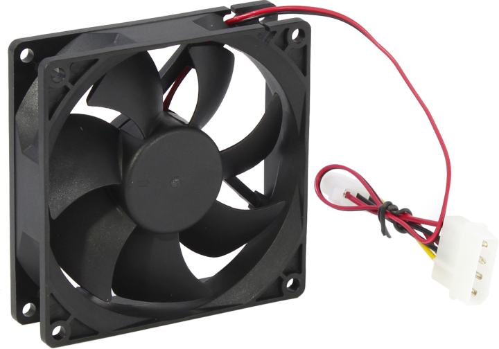 Вентилятор 5bites FB9225S-12L4MX, 92×92×25 мм, 1800 об/мин, Molex