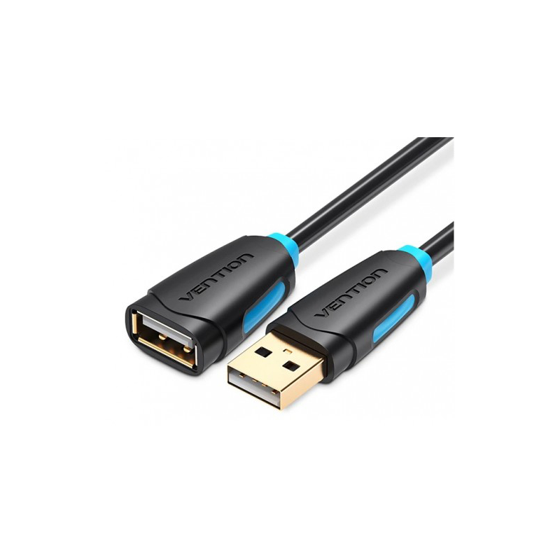 Кабель-удлинитель Vention CBCBJ USB 2.0 AM/AF, 5 м, Type-A папа/мама