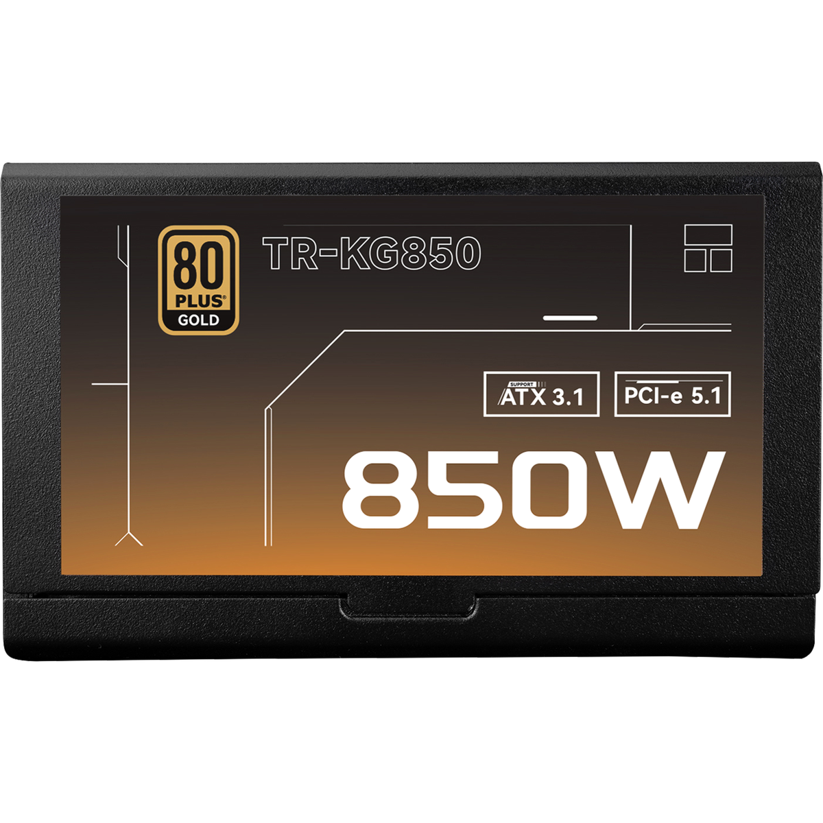 Блок питания Thermalright TR-KG850, 850 Вт, 80 PLUS Gold, ATX 3.1, модульный