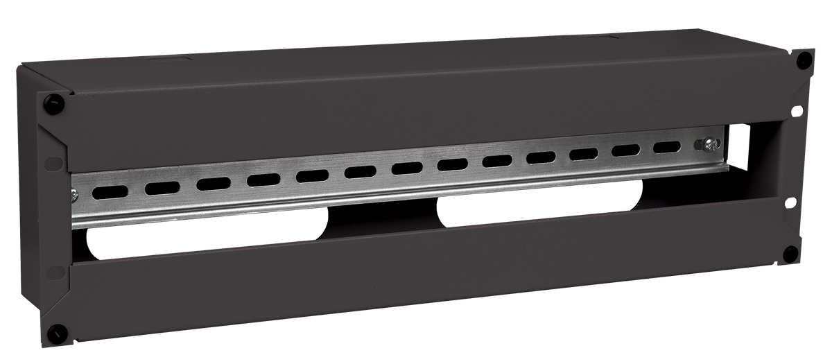 Панель ITK EDP05-3U22M, 3U, с DIN-рейкой, 482.6мм, черный