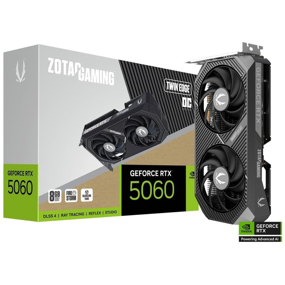 Видеокарта ZOTAC ZT-B50600H-10M, GeForce RTX 5060, 8GB GDDR7, OC