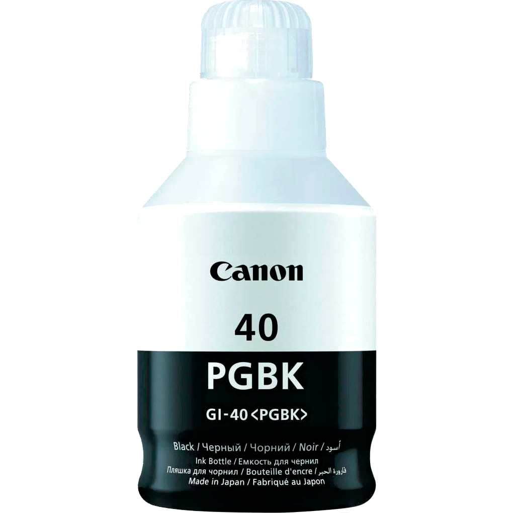 Картридж струйный Canon GI-40 PGBK (3385C001), черный, 170 мл, для PIXMA G