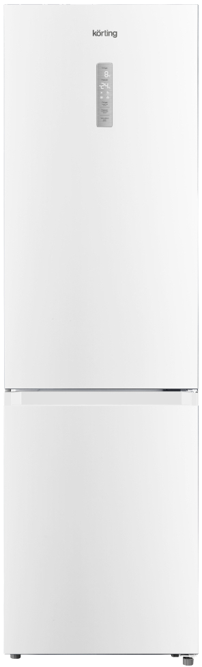Холодильник Korting KNFC 62029 W, No Frost, 360л, инвертор