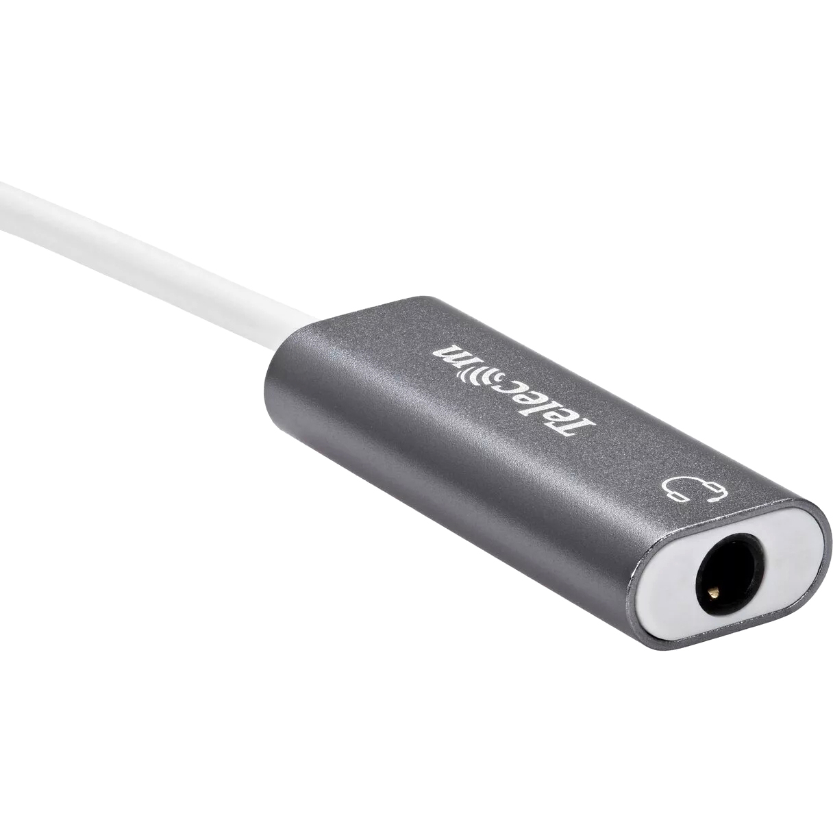Переходник VCOM TA316U, USB2.0→3.5мм, 0.1м