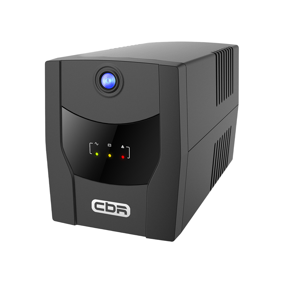 ИБП CBR QTM-1200T-4F-LCUC, 1200VA/720W, Line-Interactive, Tower, 4×Schuko