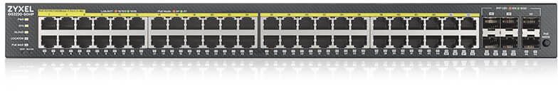 Коммутатор ZYXEL GS2220-50HP-EU0101F, 44×GE PoE+, 4×Combo, 2×SFP, 375W PoE