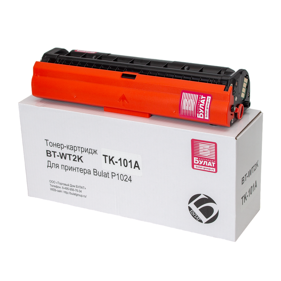 Тонер-картридж BULAT TK-101A (AFBT0P1024010), черный, 2000 страниц, перезаправляемый