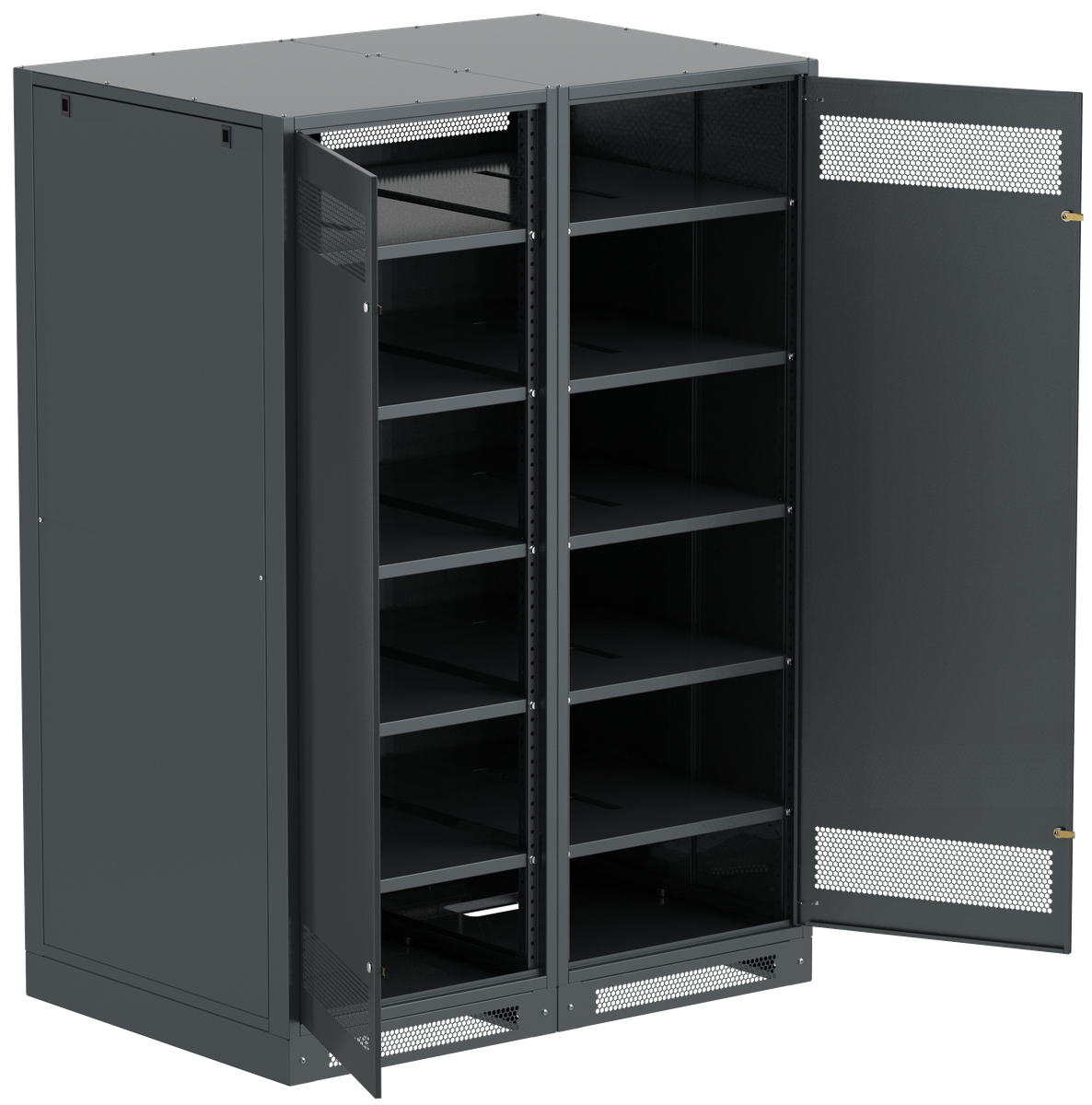 Шкаф аккумуляторный ITK LB05-20H49-2M, 2000x1400x950мм, черный