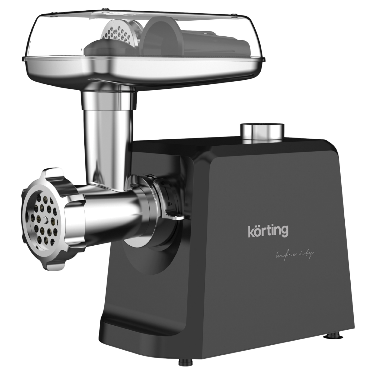 Мясорубка Korting KMG 0601 Infinity, 2500 Вт, 6 насадок, металлический корпус