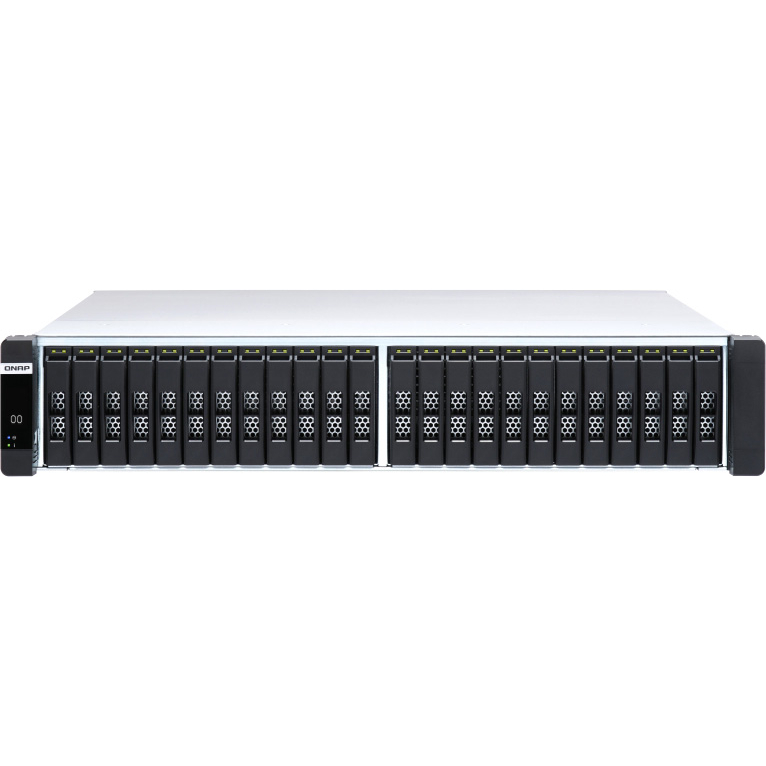 СХД QNAP ES2486dc-2142IT-96G, 24×2.5″ SAS, 2 контроллера, 96GB