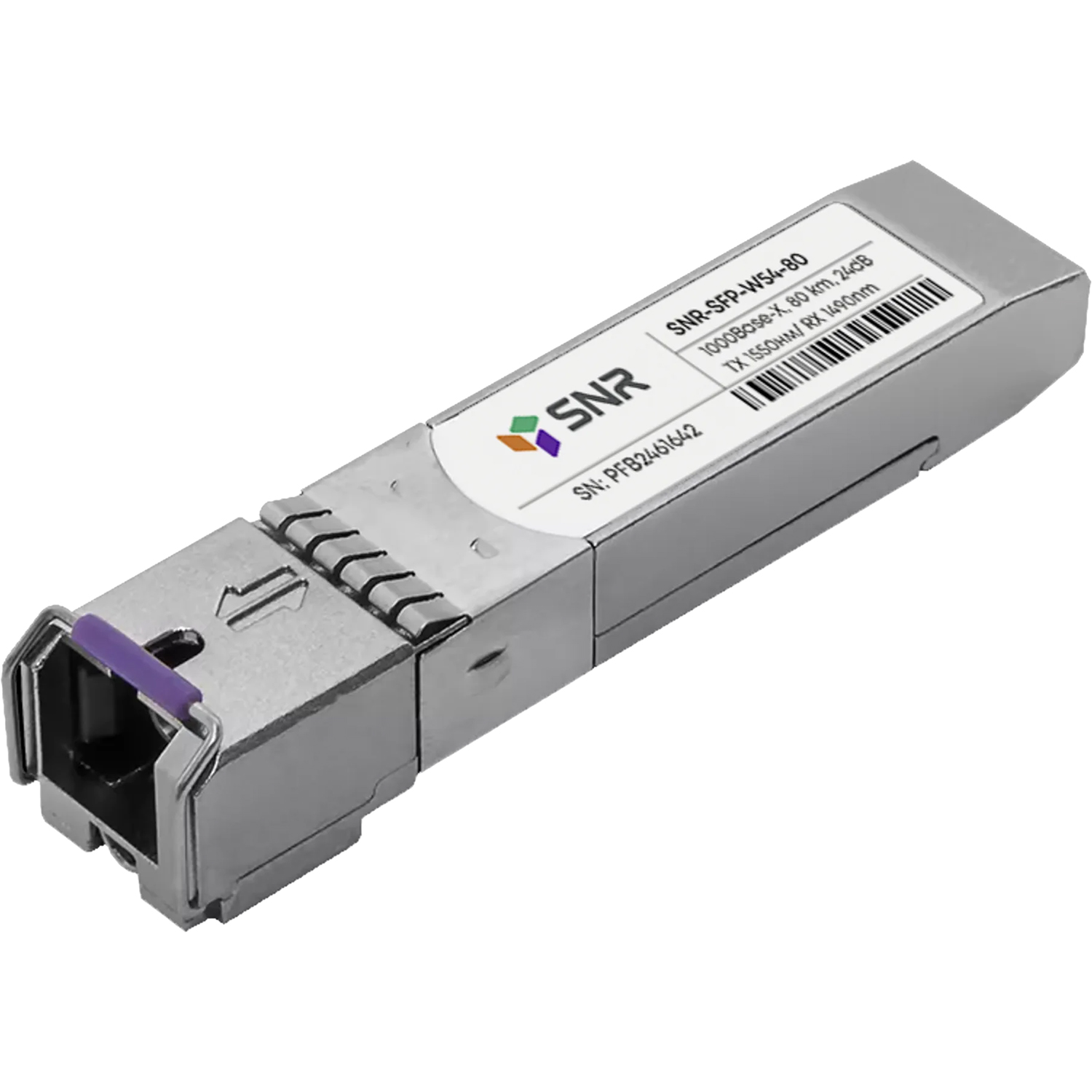 Модуль SFP SNR SNR-SFP-W54-80, WDM, 1550/1490нм, 80км, SC