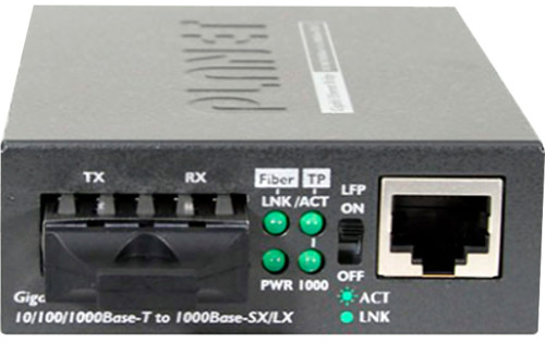 Медиаконвертер Planet FT-802, 10/100Base-TX в 100Base-FX (SC), LFPT