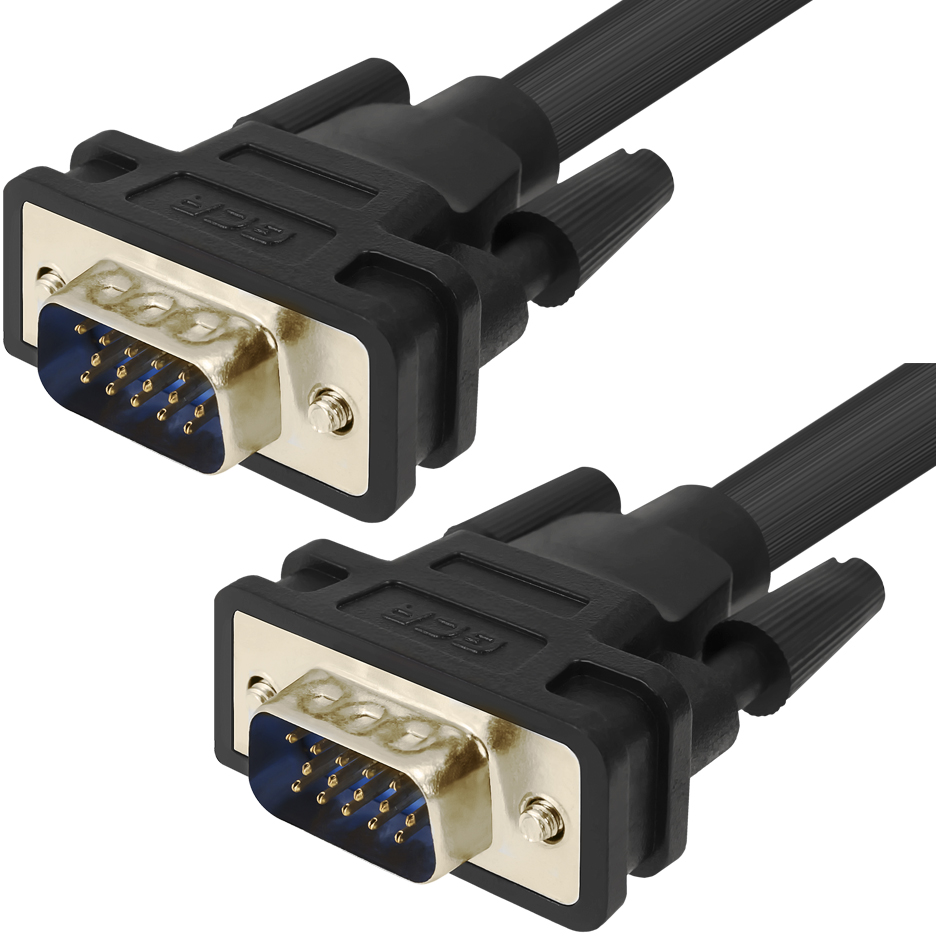 Кабель GCR PRO GCR-VM2VM2-5.0m, SVGA, 5.0м, черный
