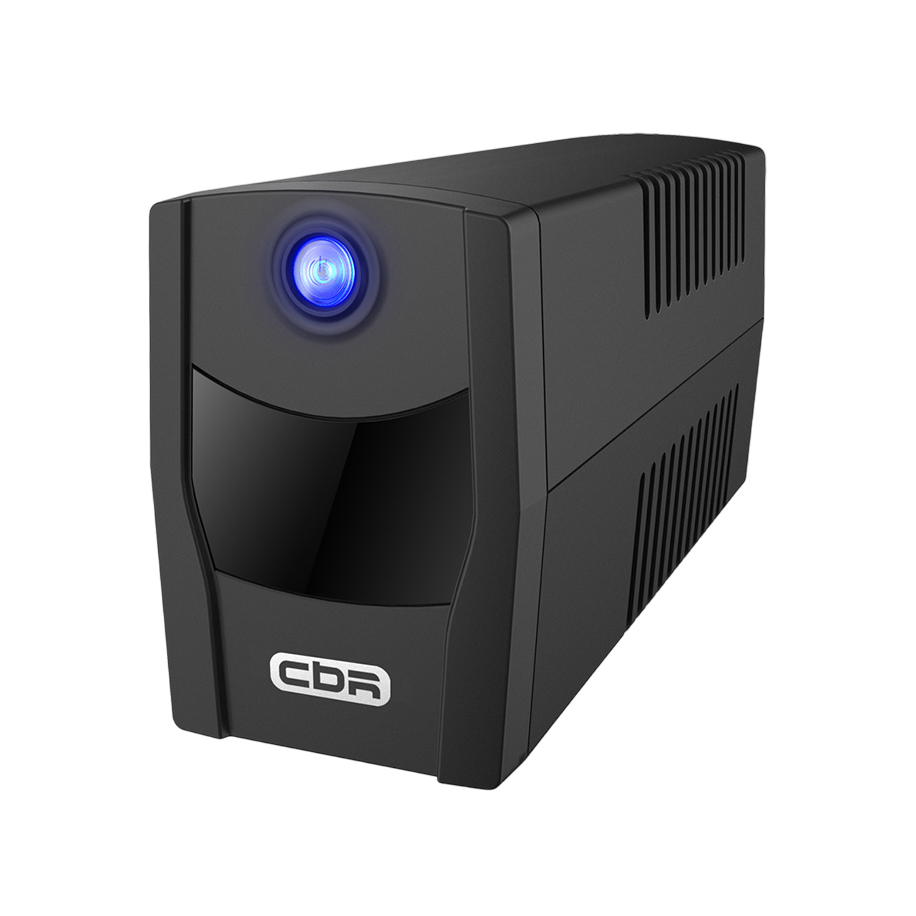 ИБП CBR QTM-650T-2F-LCUC, линейно-интерактивный, 650 ВА / 360 Вт, 2×Schuko