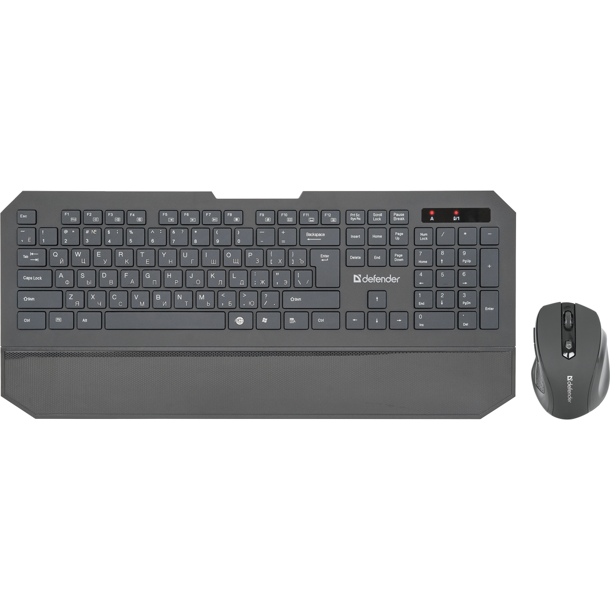 Комплект беспроводной Defender Berkeley C-925 Nano, клавиатура + мышь, радиоканал, 1600 DPI