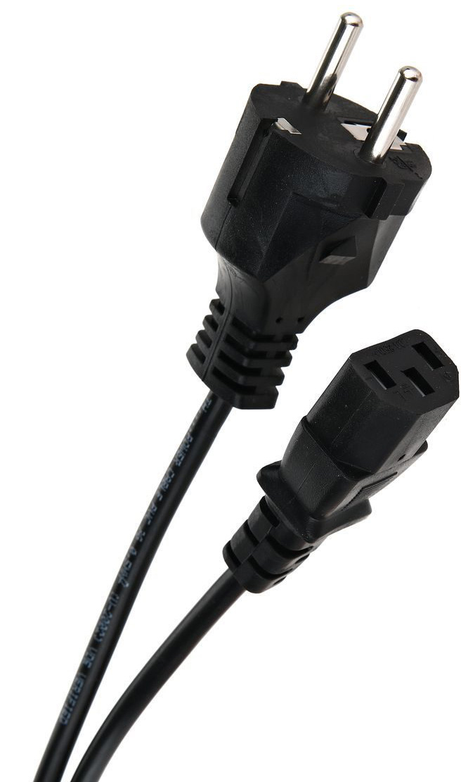 Кабель питания Telecom TP021-IEC320-C13/SHM-1.8-BK, CEE 7/7 — IEC 320 C13, 1.8 м