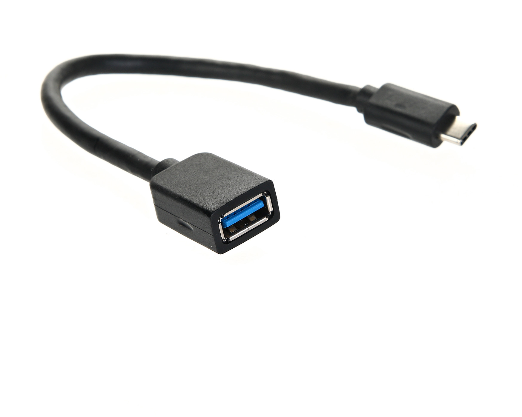 Кабель-адаптер VCOM CU409, USB 3.1 Type-C (m) — USB 3.0 Type-A (f), OTG, 0,2 м