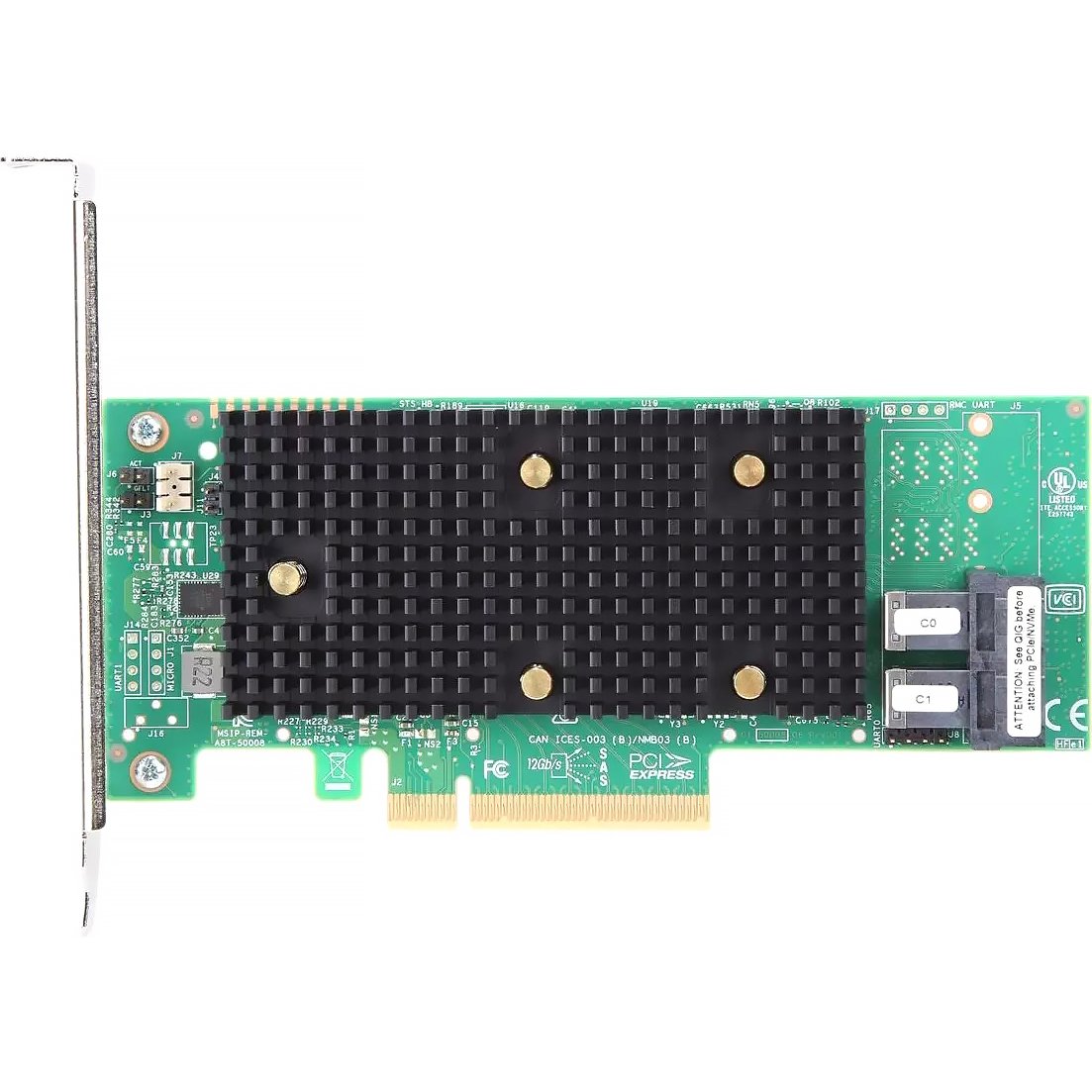 RAID-контроллер Broadcom MegaRAID 9440-8i, PCIe 3.1 x8, Tri-Mode SAS/SATA/NVMe, 8 портов, LP