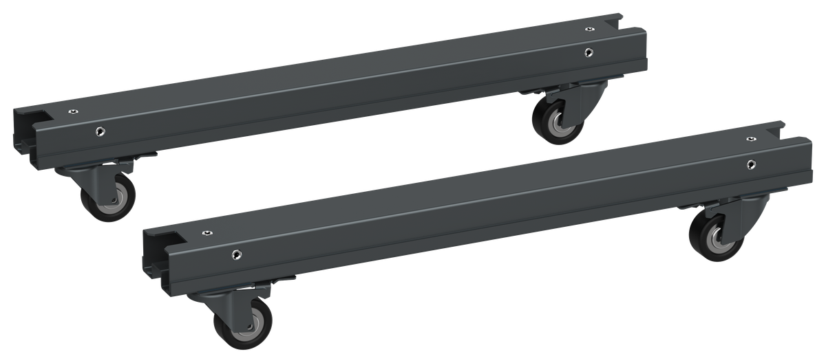Комплект роликов ITK LINEA S LS-SRS05-800, для шкафа 800мм, черный