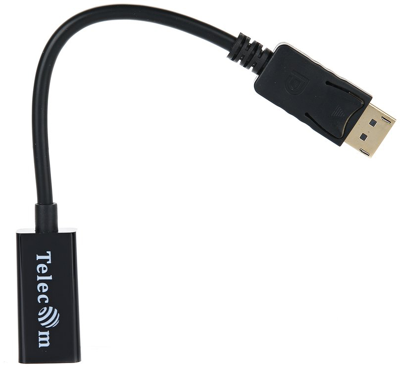 Кабель-переходник Telecom TA553, DisplayPort (M) — HDMI (F), 0.2 м