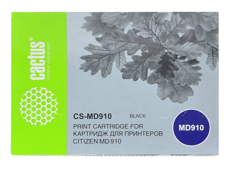 Картридж матричный Cactus CS-MD910, для Citizen IR910/IDP-3110/DP-3111/DM910, чёрный